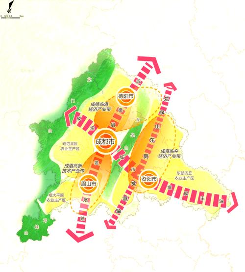 重塑城市空间结构和经济地理成都规划七大产业布局